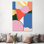Simple Mondrian Bauhaus Shapes - Reproduction d'art mural - Toile tendue
