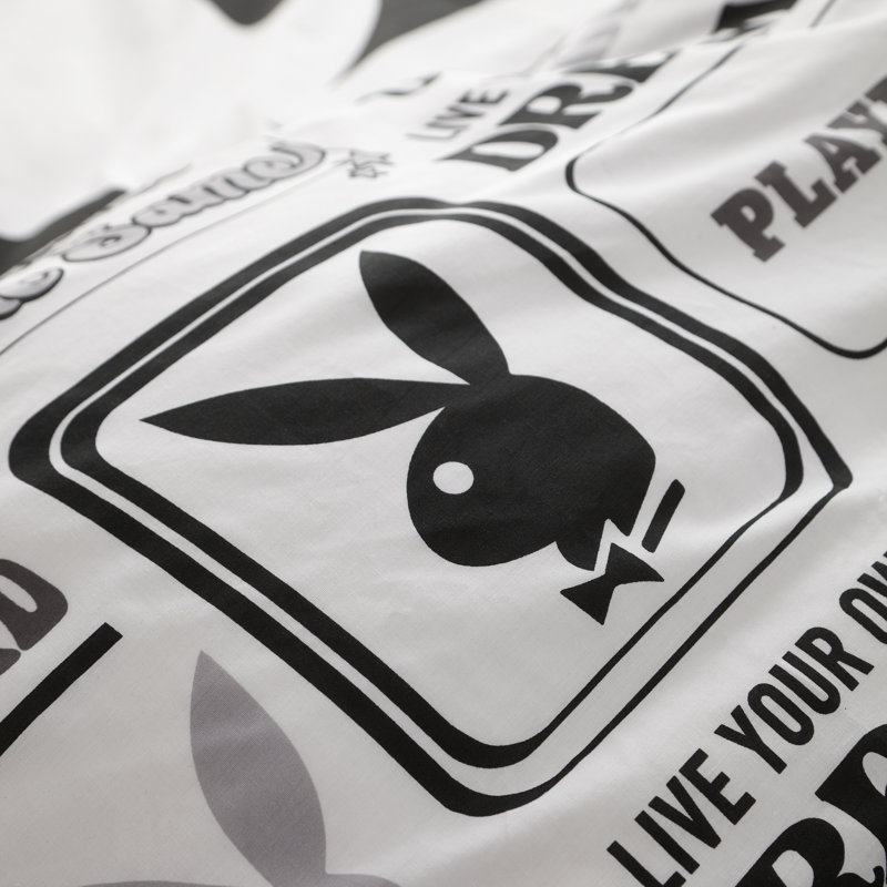 Classic Bunny Reversible Double Duvet Cover Set with Pillowcases with Pillowcases, Double - 2 Standard Pillowcases