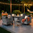 4 - Person Patio Conversation Set with Cushions-1202337209