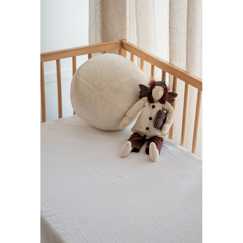 Baby Fitted Sheet, White