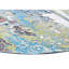 Hand Woven Wool Abstract Area Rug-65382638