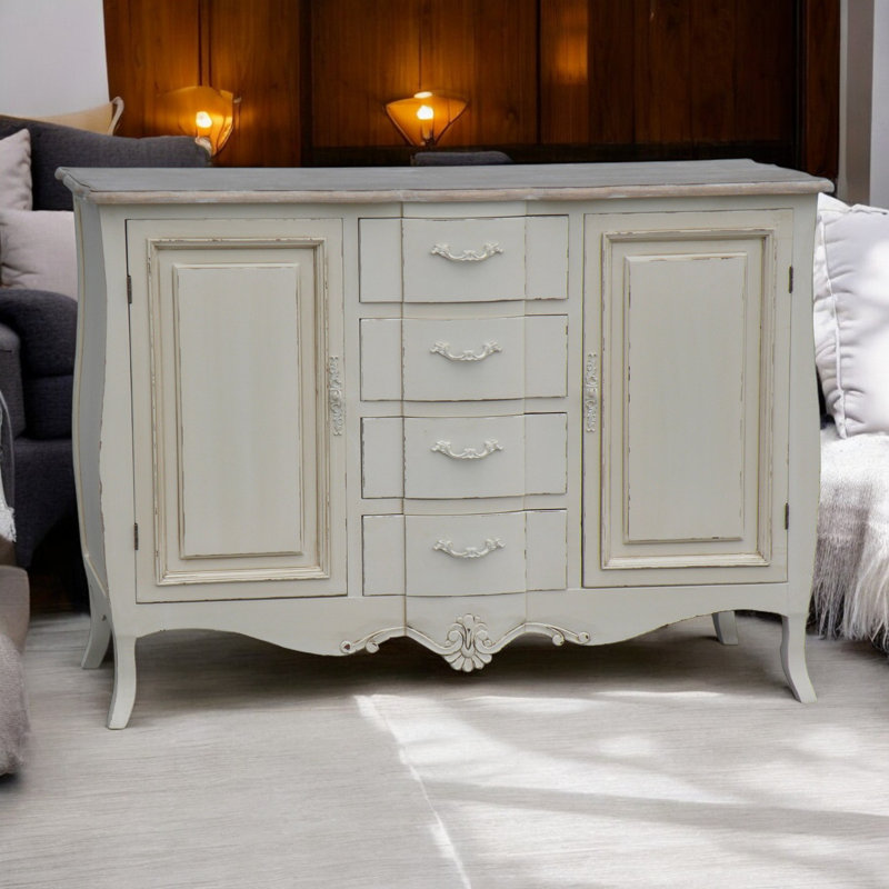 120cm Solid Wood Sideboard