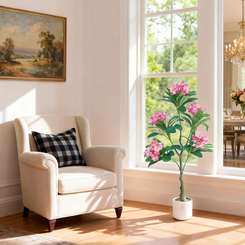 120cm Plant, White