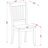 6 Piece Modern Dining Table Set Contains a Rectangle Wooden Table and 4 Linen Fabric Upholstered Chairs with a Bench, Mahogany-1509875039-1509875026-1509875029