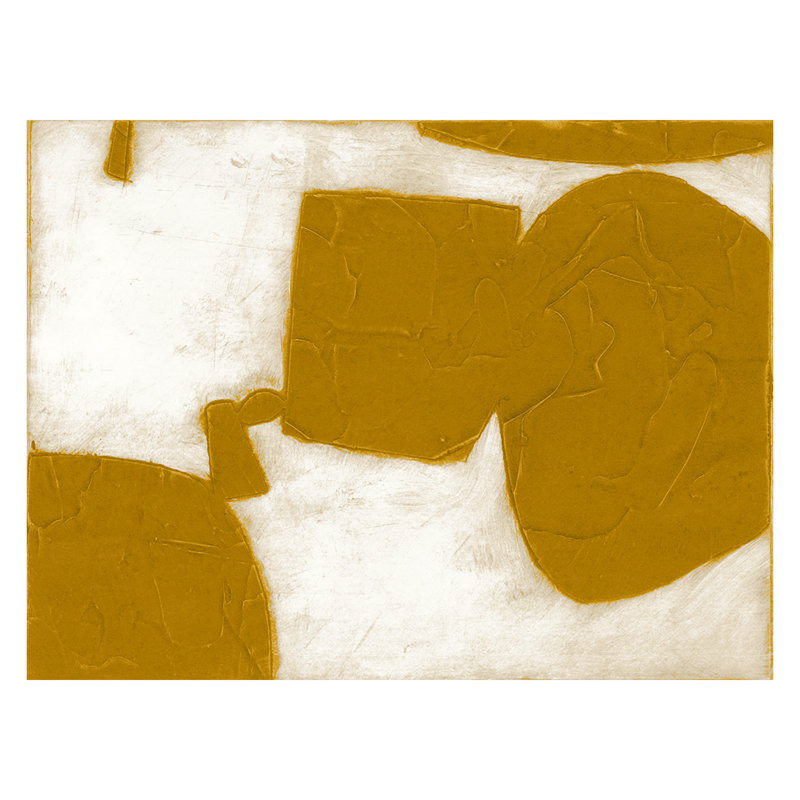 Ochre 1 Print by Susan Gillette