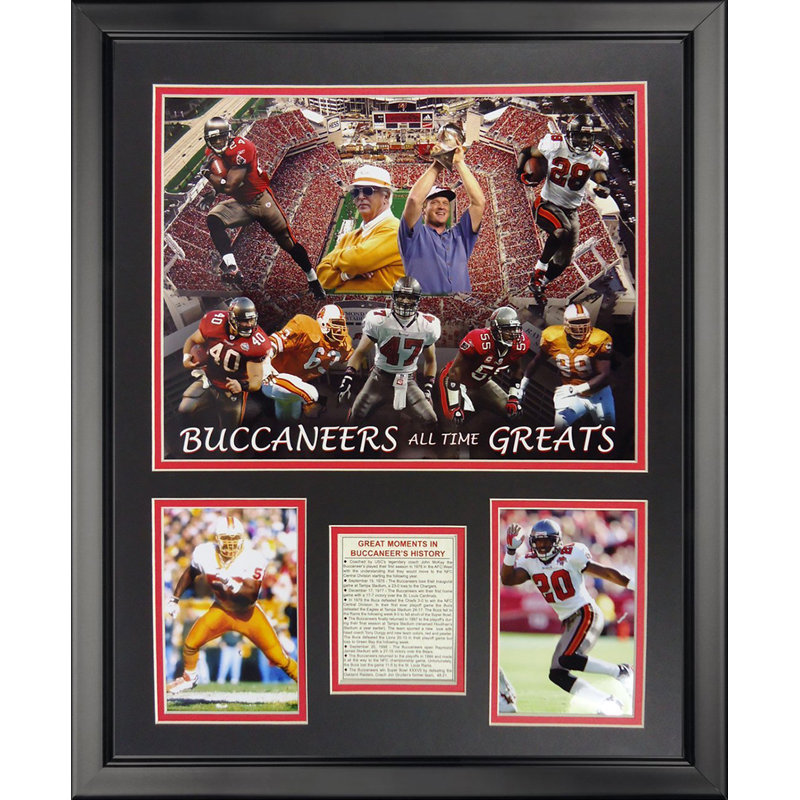 Memorabili encadrée tampa bay bucaneers-bucaneers greats NFL