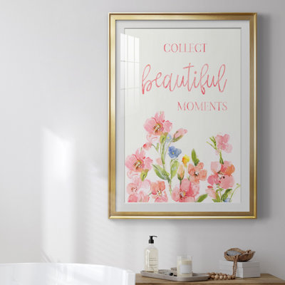 «Beautiful Moments», reproduction encadrée de qualité supérieure - prête à être accrochée