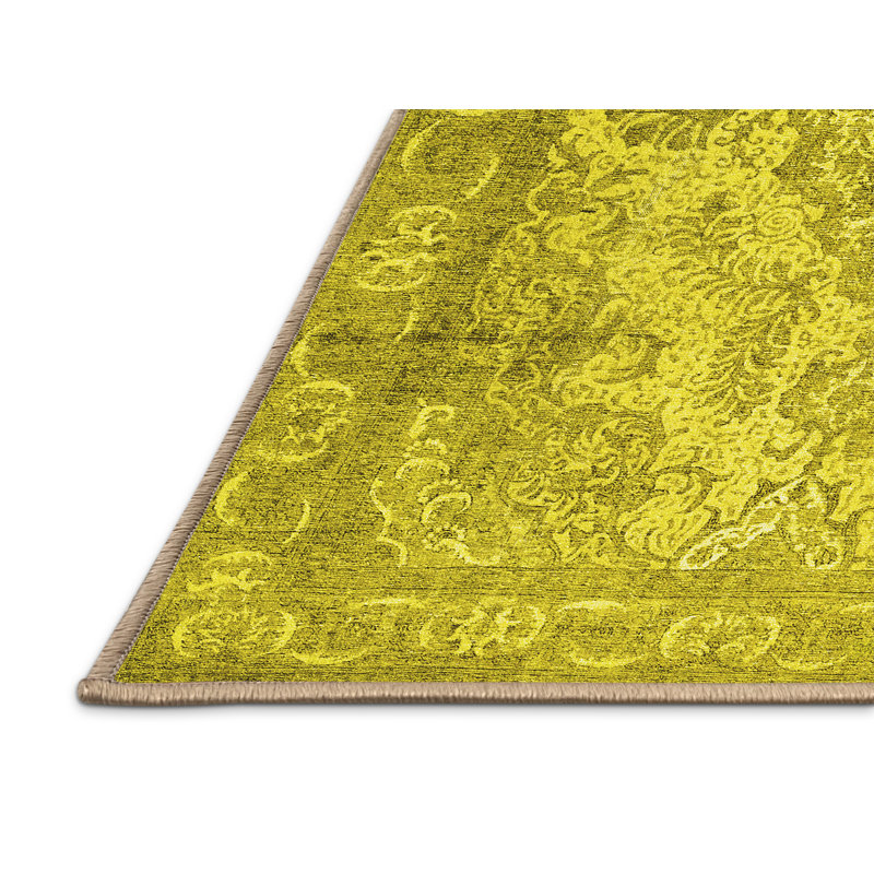 Performance Abstract Indoor Rug, Rectangle 5' x 7'
