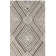 Chul Hand Tufted Wool/Cotton Geometric Rug in Dark Gray/Ivory