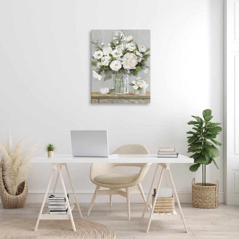 Art mural sur toile Country Country par Sally Swatland, H 40 po x l 30 po x P 1,5 po