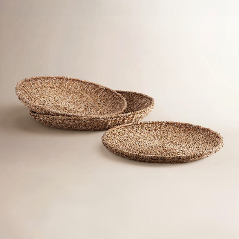 Costello Seagrass Tray - Set of 3