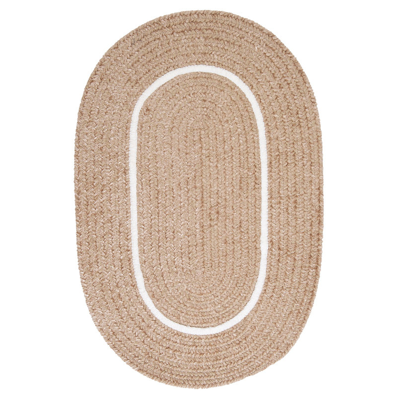 Tapis intérieur / extérieur tressé Winningham, Rond 6 pi