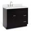 Abell 43'' Single Bathroom Vanity with White Quartz Top-70315831
