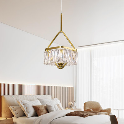 Crystal Chandelier, Square, Chandelier