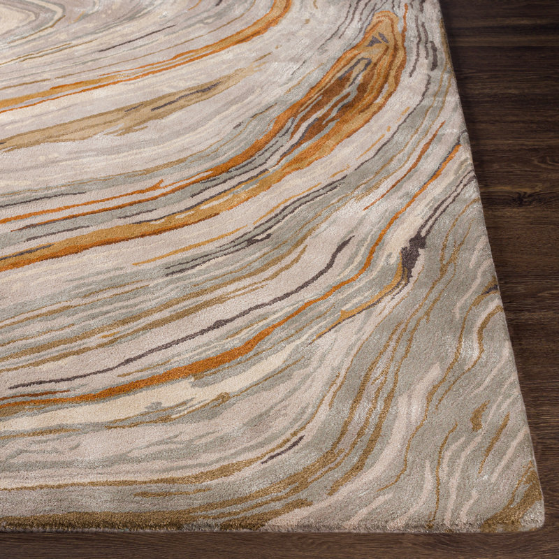 Samantha Abstract Indoor Rug, Rectangle 8'10" x 12'