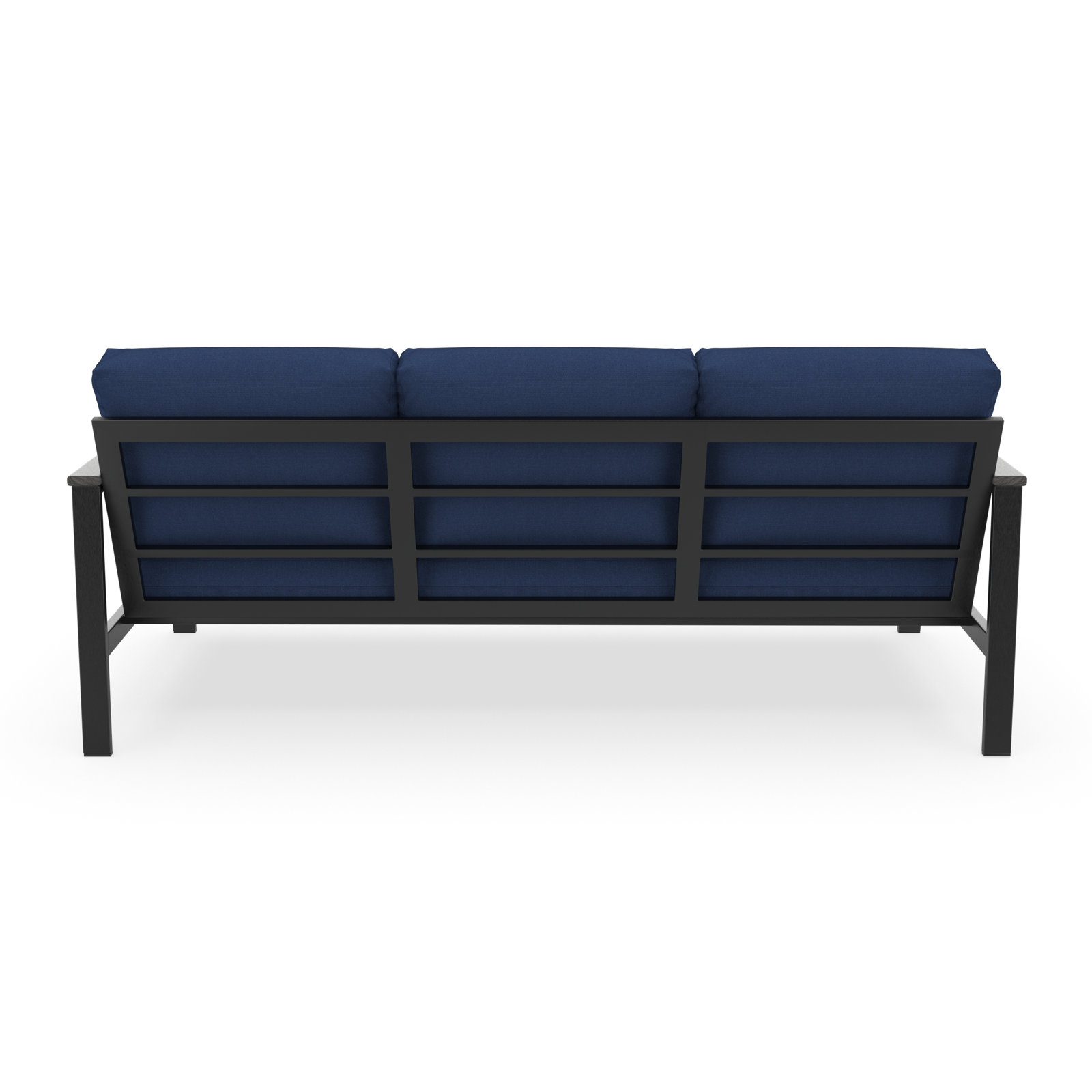 Townsend 80" Sunbrella® Patio Sofa, Canvas Navy Sunbrella® Canvas, Yes, Black