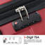 Ensemble de valises extensibles Hardshell en ABS 2 pièces avec roulettes TSA Lock-132153742
