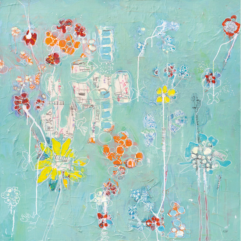 Spanish Homework - Wrapped Canvas Painting, 30cm H x 30cm W