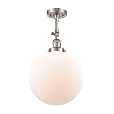 Ciacchi Glass Semi Flush Mount
