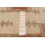 Tapis ivoire en laine noué à la main Finest Agra Jaipur 7 pi 11 po x 7 pi 11 po