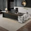 Bureau de direction noir en bois massif avec tiroirs en L-1476206865-1476206878-1476206879