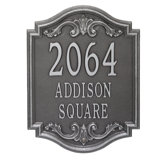 Signature Series 3-Line Wall Address Plaque
