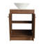 Ensemble de meuble-lavabo simple 36 po avec plateau en céramique Otselic, 3 portes, 2 tablettes-180615960