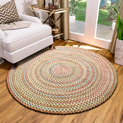 Tapis taupe foncé/naturel tressé Fellsmere