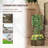 Wooden Raised Garden Bed With Trellis, 57" High Planter For Plants, Self-Draining & Protected From Animals, 15.86" Square, Holds 8 Gallons Of Soil Climbing Weeds , 15.86"X57", 30L