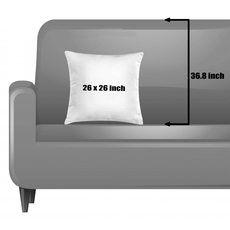 Floral Outdoor Pillow Cover, 36" x 36"