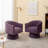 Murrow Velvet Swivel Barrel Chair-409425044