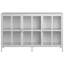 55" W Sideborad Accent Cabinet Kitchen Buffet Metal Storage Cabinet-17438780
