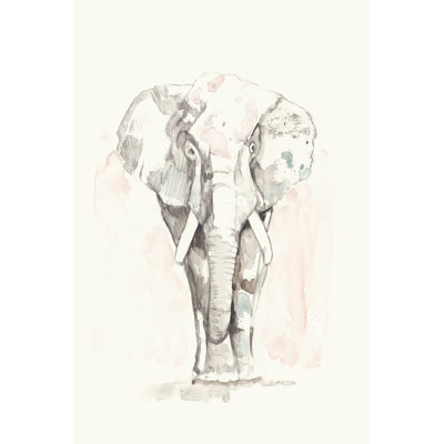 Pastel Safari II - Wrapped Canvas Painting