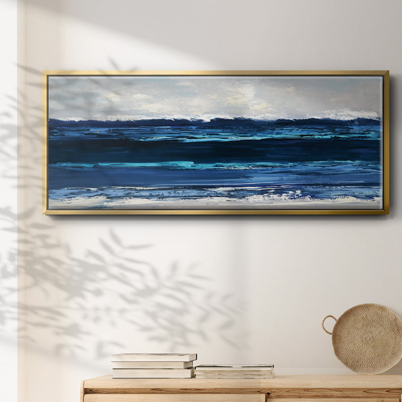 Summer Surf- Framed Canvas