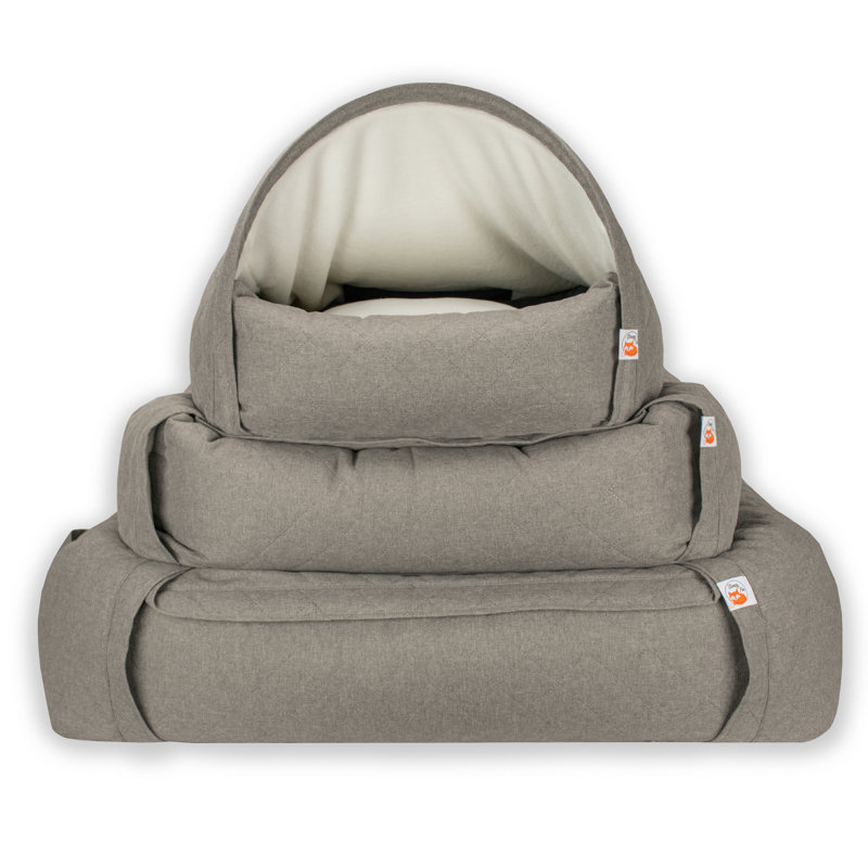 Hooded / Dome Pet Bed, Small (40cm H x 65cm W x 55cm D), Beige