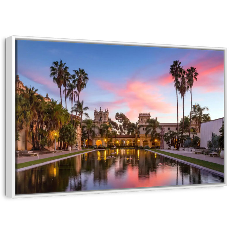 Casa De Balboa, Cadre flottant blanc, 37 po x 25 po