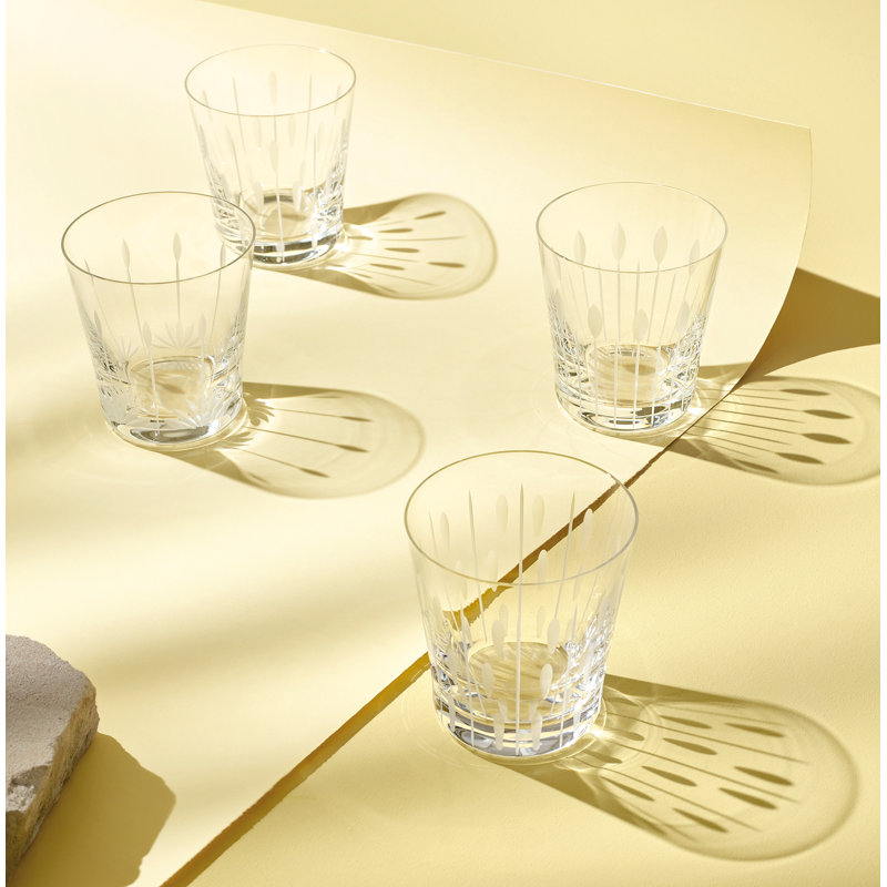 Lotus Crystal Drinking Glass