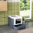 Covered Large Cat Litter Box With Scoop