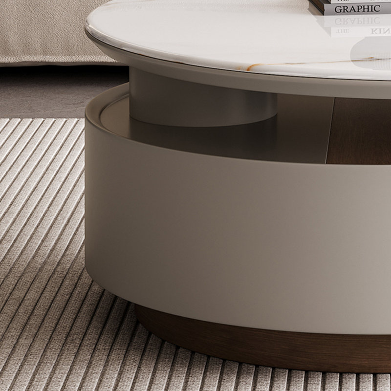 Modern simple light luxury medieval coffee table