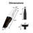 KOBOT Portable Handheld Wand Vacuum Cleaner, HEPA Filter, 2pc Accessory Pack, Rechargeable Battery-80256921