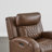 37" W Genuine Leather Dual-Power Recliner-116105050