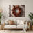 Thanksgiving Fall wreaths Brown Metal Wall Art-1444826720