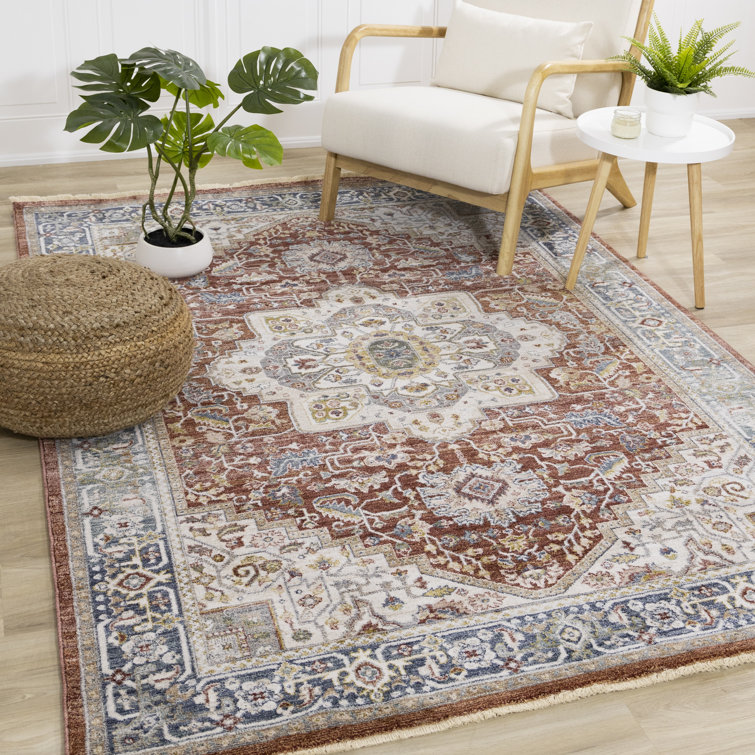 Tapis de salon en polyester Khirey