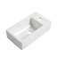 Petit meuble-lavabo flottant 18 po avec lavabo simple 18 po