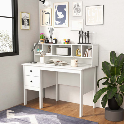 Latitude Run® Desk with Hutch & Reviews | Wayfair