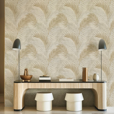Synergy Collection Lush Palm Leaf Wallpaper Roll