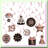 80s Party Hanging Decorations Set 30 Pcs