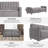 81.9" Wide Luxury Velvet Tufted Convertible Sleeper Sofa, Futon with Three Seating-477026116
