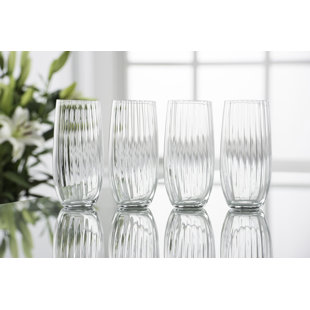Erne 14oz. Crystal Highball Glass Set