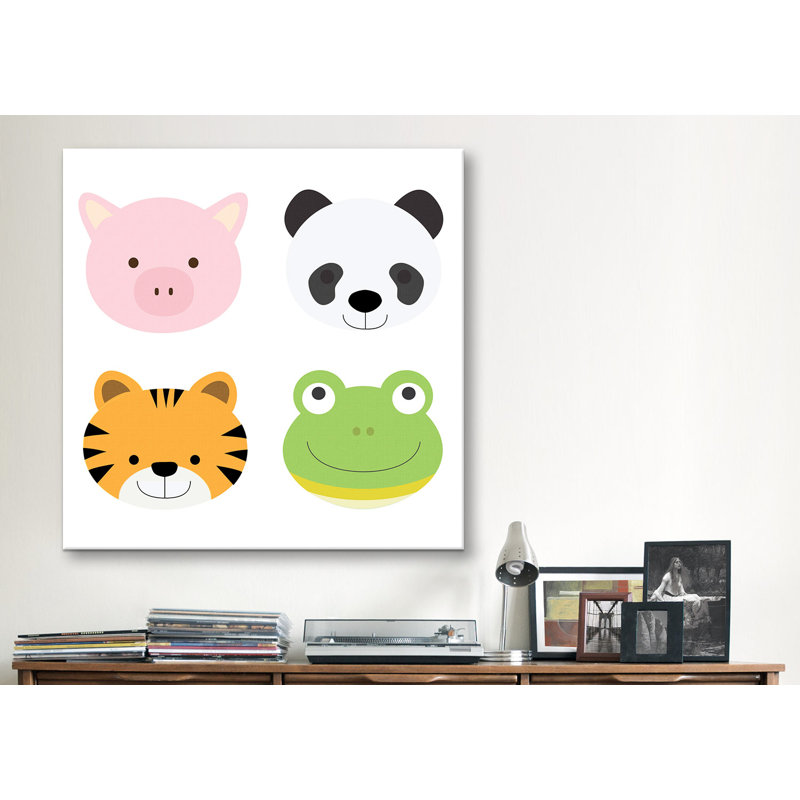 Nathan Animal Farm I - reproduction sur toile, H 12 po x l 12 po x P 0,75 po